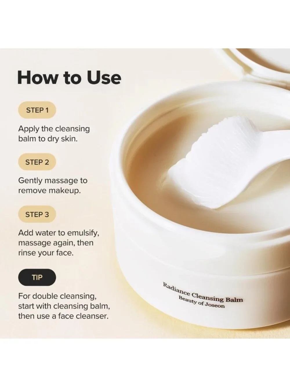 Radiance Cleansing Balm for Sensitive Acne Skin - Makeup & Sunscreen Remover
